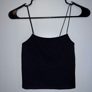 Black Zara Cropped Tank
